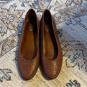 G.H. Bass & Co. Brown Woven Flats